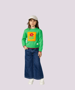 Conjunto Infantil Camiseta em Meia Malha Trabalhada e Shorts em Nylon (4)