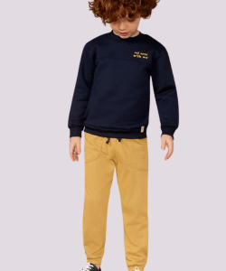 Conjunto Infantil Meia Malha e Sarja (2)