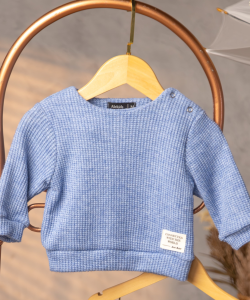 Vestido Infantil em Tecido Texturizado (3)